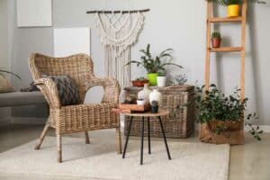 Ein stilvoller Rattan Relaxsessel (depositphotos.com)