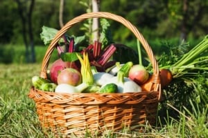 Ein stabiler Einkaufskorb aus Rattan (depositphotos.com)