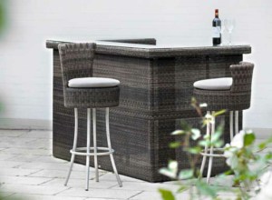 Stilvolles Rattan Bar Set (depositphotos.com