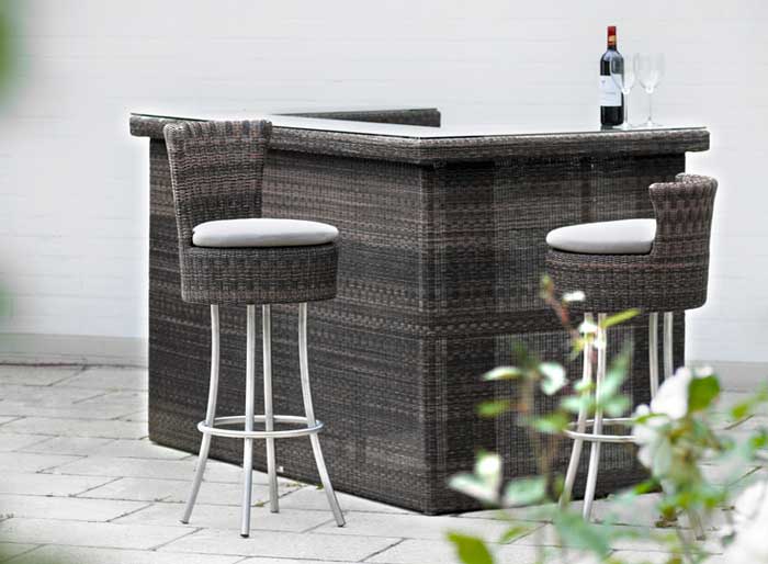 Rattan Bar Set ☀ +++ 2024 rattanparadies.de